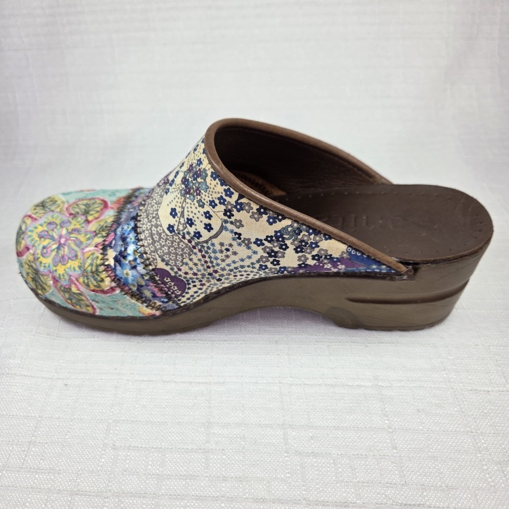 Sanita Quilt Patchwork Clogs Women's EU 36 US 6 Floral Tapestry Cottagecore Boho - Picture 5 of 11